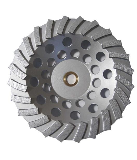 TMS Cup Wheels, Grinding Wheels And Polishing Pads TTAW70-24S- 7", 24 segments, 7/8-5/8