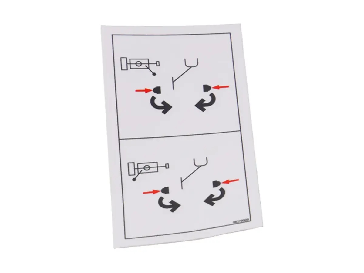 JLG Part # 08279000 | DECAL,STICKER 2, EA