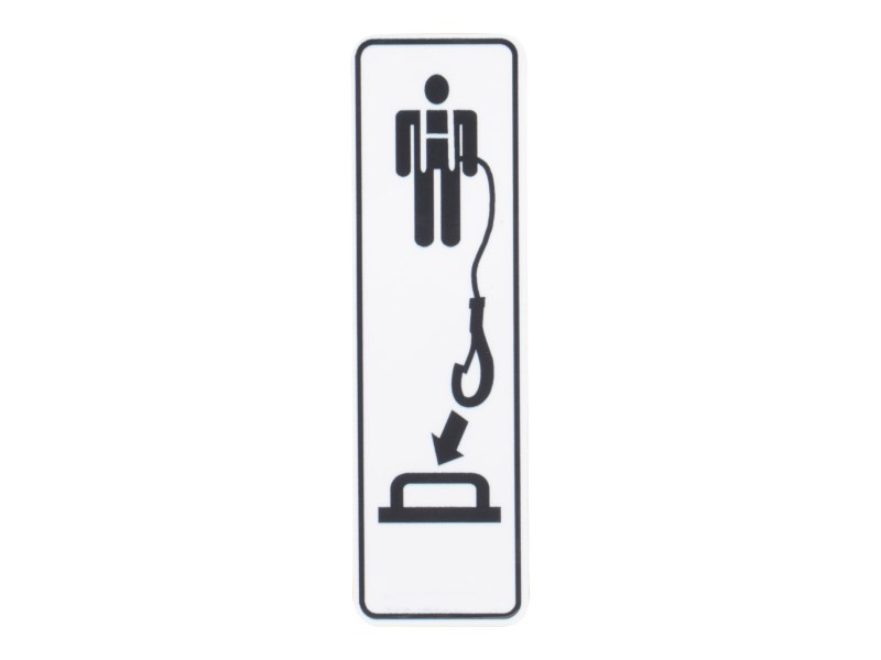 JLG Part # 1001260837 | DECAL,LANYARD ATTACH, EA