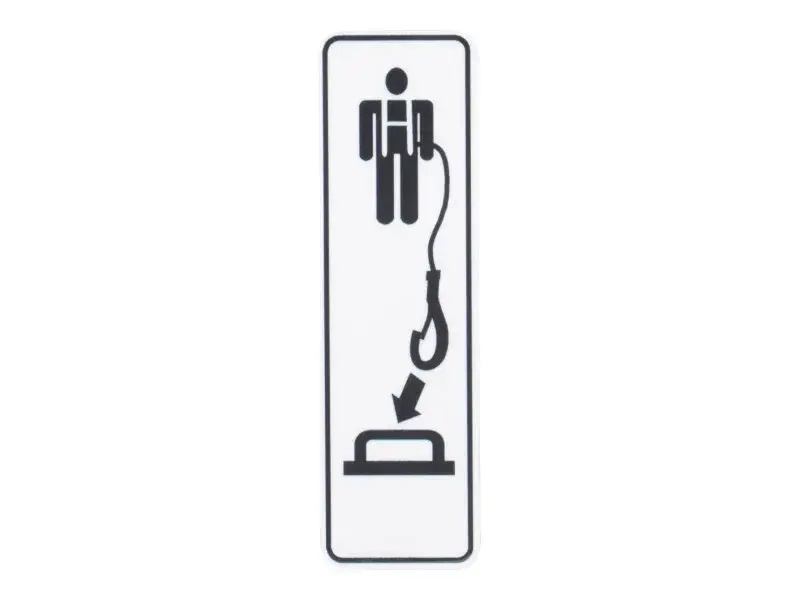 JLG Part # 1001260837 | DECAL,LANYARD ATTACH, EA