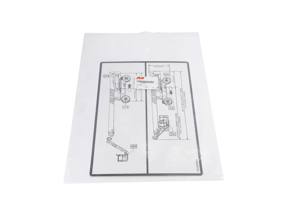 JLG Part # 1001284689 | DECAL, 1200SJP,1350SJP,1100SB, EA