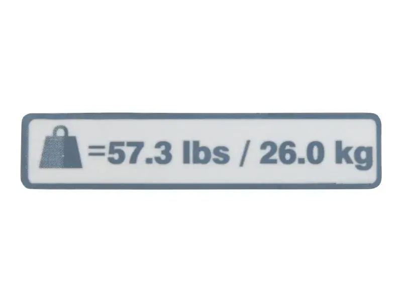 JLG Part # 1001288563 | DECAL,ACCY WT, EA