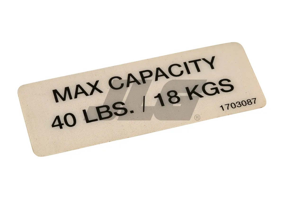 JLG Part # 1703087 | DECAL, CAP CADDY, EA