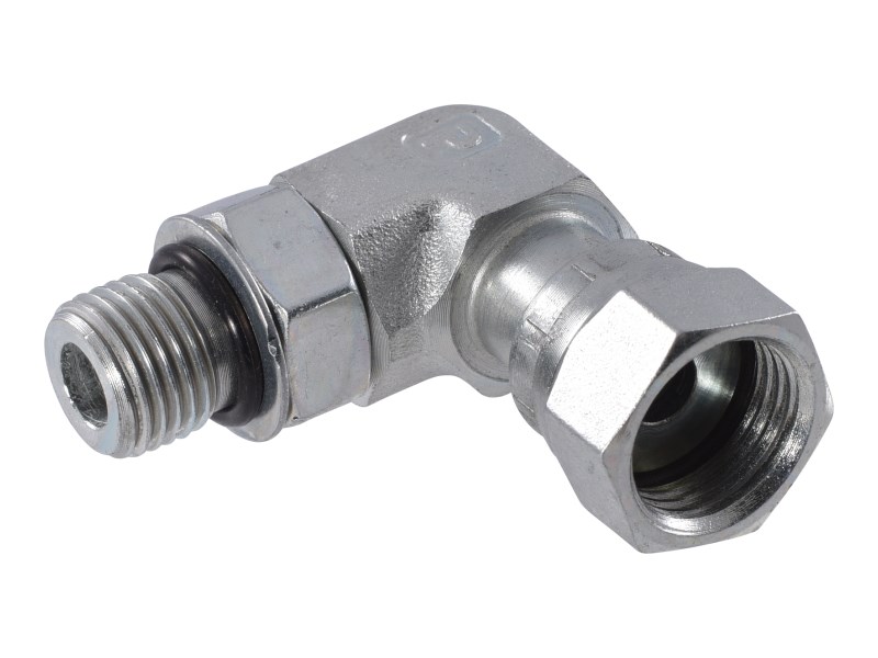 JLG Part # 8770104S | ADPT,90 S FSORFS/ORB 6-6 FG, EA