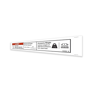 Genie Lift Part # 1322842GT - DECAL, DANGER, TOOL TRAY,WORD, EA