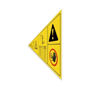 Genie Lift Part # 1325866GT - DECAL,LITHIUM BATTERY SAFETY,TIP OVER-BATTERY WEIGHT,COMPARTMENT ACCESS,INVENTUS,GS32/GS46, EA