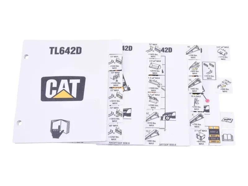 JLG Part # 1001211134 - LOAD,BOOKLET TL642D NOR, EA