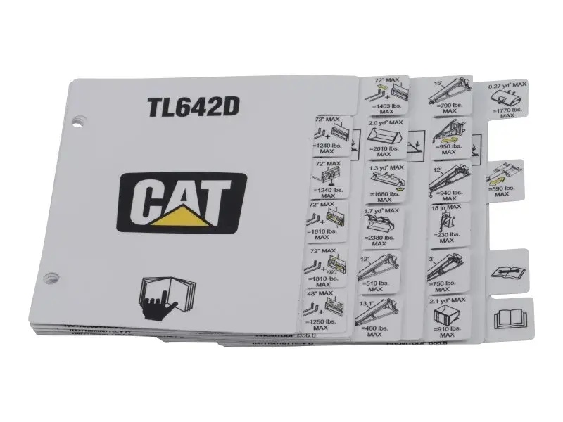 JLG Part # 1001211135 - LOAD,BOOKLET TL642D OR, EA