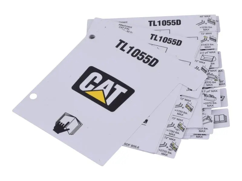 JLG Part # 1001211160 | LOAD,BOOKLET TL1055D, EA