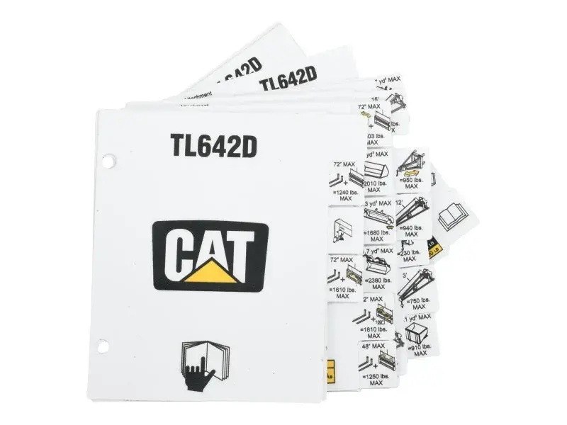 JLG Part # 1001212417 - LOAD,BOOKLET TL642D NOR, EA