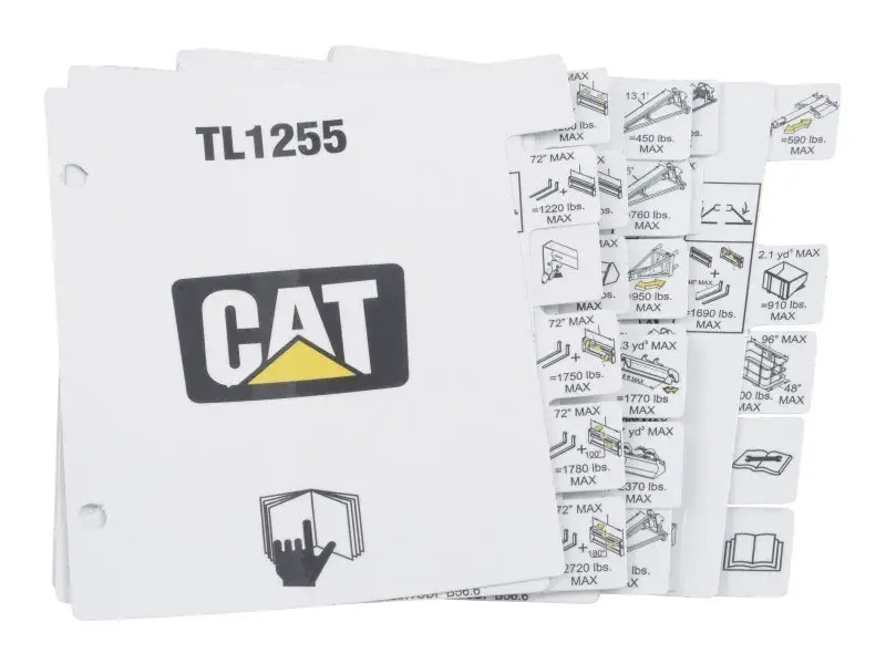 JLG Part # 1001259580 - LOAD,BOOKLET TL1255, EA