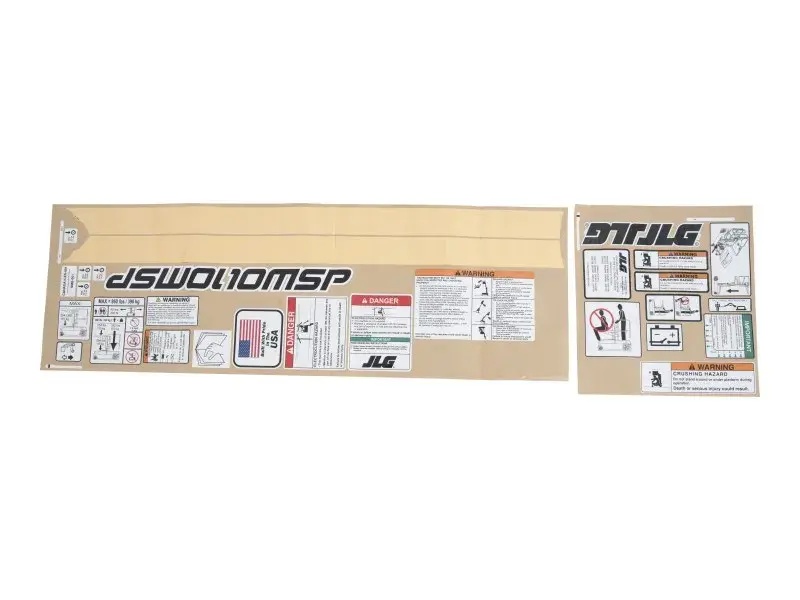 JLG Part # 1001311428 | KIT,10MSP DECAL, EA