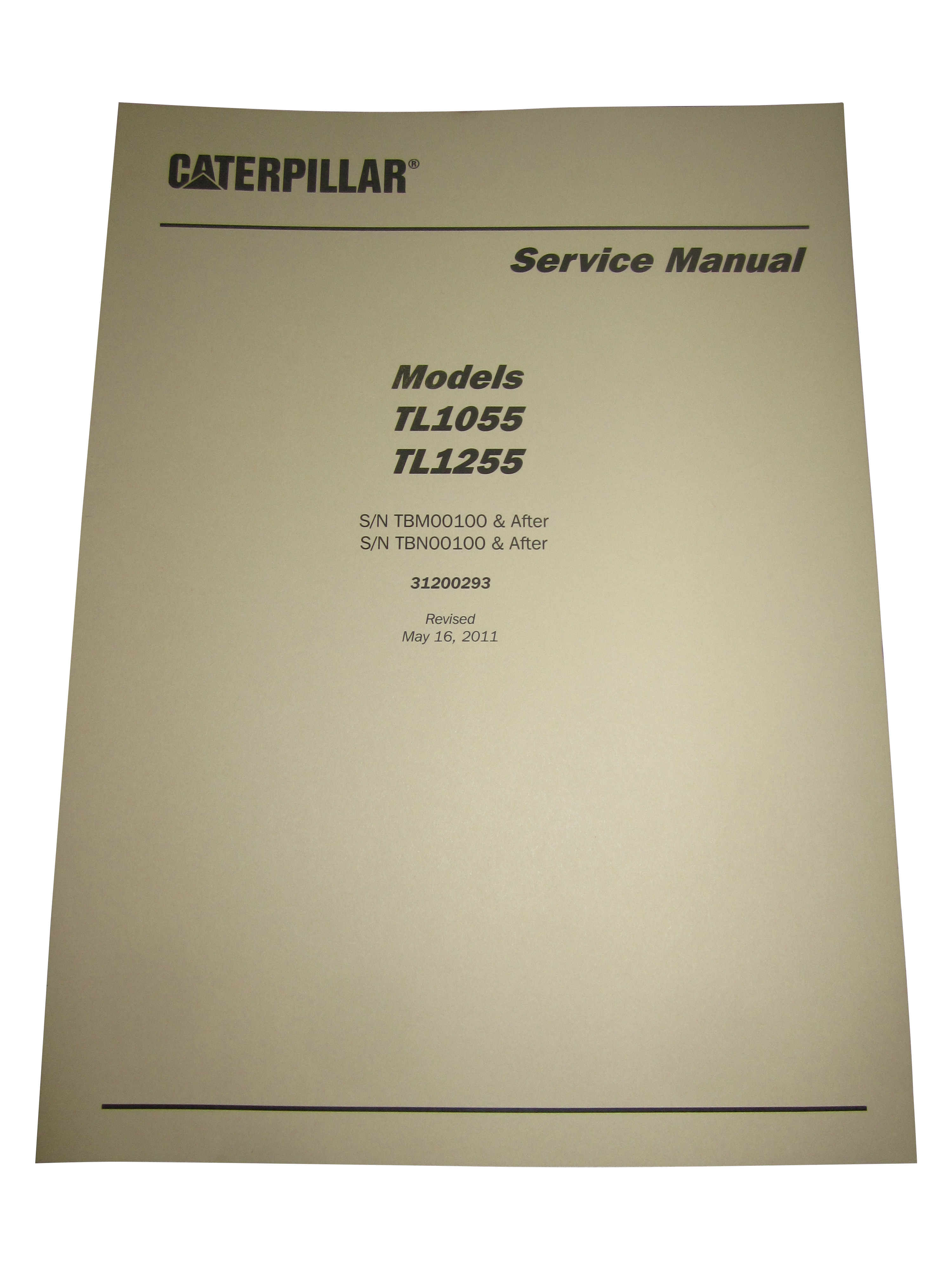 JLG Part # 31200293 - TL1055 TL1255 SERVICE MANUAL, EA