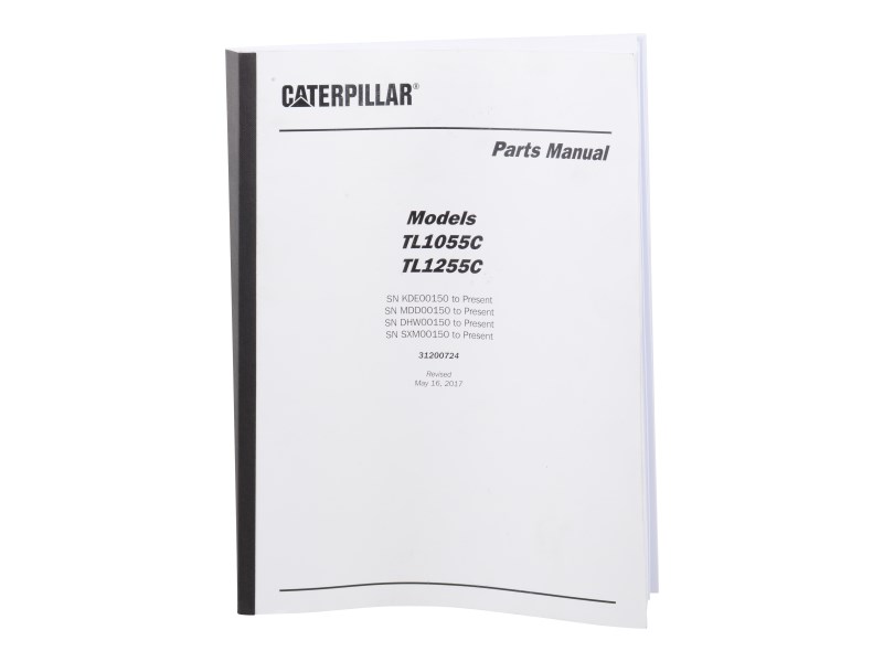 JLG Part # 31200724 - TL10/1255C PARTS MANUAL, EA