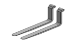 Haugen FT-0020 - Telehandler Fork Tines w/Tine Thickness 2" x 5" x 48" x 24.25" & Capacity @ 24" 10,000 lbs Used With Haugen Stock Frames (MTF) Haugen FT-0020 - Telehandler Fork Tines w/Tine Thickness 2" x 5" x 48" x 24.25" & Capacity @ 24" 10,000 lbs Used With Haugen Stock Frames (MTF)