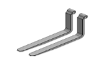 Haugen FT-0058 – Replacement Telehandler Fork Tines To Fit OEM Carriages w/Tine Thickness 2" x 5" x 72" & Capacity @ 24" 10,000 lbs Haugen FT-0058 – Replacement Telehandler Fork Tines To Fit OEM Carriages w/Tine Thickness 2" x 5" x 72" & Capacity @ 24" 10,000 lbs