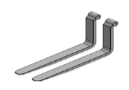 Haugen FT-0012 - Replacement Telehandler Fork Tines To Fit OEM Carriages w/Tine Thickness 2" x 4" x 72" & Capacity @ 24" 12,500 lbs Haugen FT-0012 - Replacement Telehandler Fork Tines To Fit OEM Carriages w/Tine Thickness 2" x 4" x 72" & Capacity @ 24" 12,500 lbs