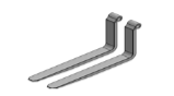 Haugen FT-0046 - Replacement Telehandler Fork Tines To Fit OEM Carriages w/Tine Thickness  2" x 6" x 96" & Capacity @ 24" 12,500 lbs Haugen FT-0046 - Replacement Telehandler Fork Tines To Fit OEM Carriages w/Tine Thickness  2" x 6" x 96" & Capacity @ 24" 12,500 lbs