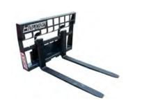 Haugen HPF-C42 - Compact Skid-Steer Mount Plate w/1.18" x 3" x 42" Fork Size & 2200 lbs Lift Capacity, for Mini Skid-Steer Forks Haugen HPF-C42 - Compact Skid-Steer Mount Plate w/1.18" x 3" x 42" Fork Size & 2200 lbs Lift Capacity, for Mini Skid-Steer Forks