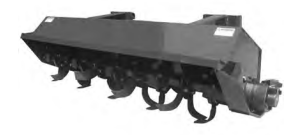 Haugen HST 44- Mini SKD - Rotary Tillers For Skid-Steers W/Tines 22" & Capacity 350 lbs