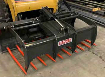Haugen MUG 72 - Skid Steer Brush Fork w/Grapple & 10 Tines