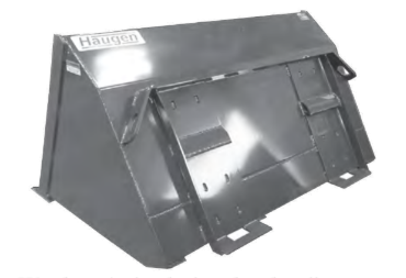 Haugen HFB 66-B - 66" Fertilizer Bucket w/0.99 cu. yd. Struck Capacity & 1.24 cu. yd. Heaped Capacity