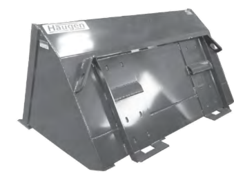 Haugen HHFB 96-B - 96" Mini Wheel Loader Fertilizer Bucket Medium w/ 1.81 cu. yd. Struck & 2.26 cu. yd. Heaped Capacity Haugen HHFB 96-B - 96" Mini Wheel Loader Fertilizer Bucket Medium w/ 1.81 cu. yd. Struck & 2.26 cu. yd. Heaped Capacity