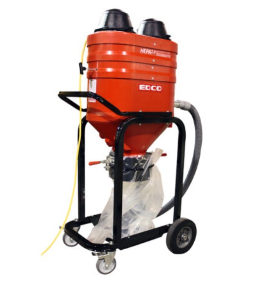EDCO ED33125HCONDB - 200 CFM HEPA 2.0 Bagger Vacuum System w/ Hose