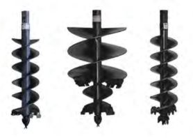 Haugen 10503 - 6" Standard Duty Auger Bits w/2 Teeth & 2" Hex