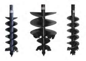 Haugen 10537 - 36" Standard Duty Auger Bits w/11 Teeth & 2 9/16" RD Haugen 10537 - 36" Standard Duty Auger Bits w/11 Teeth & 2 9/16" RD