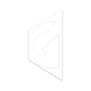 Genie Lift Part # 1334604GT | DECAL, COSMETIC, G, GTH-844, WHITE, 169 X 407 MM, EA