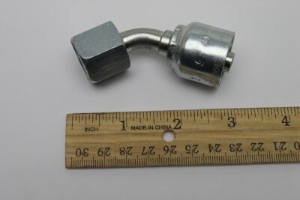 Genie Lift Part # 48820GT | HOSE END, FEMALE SW, 45D, ORFS, 8-6, EA