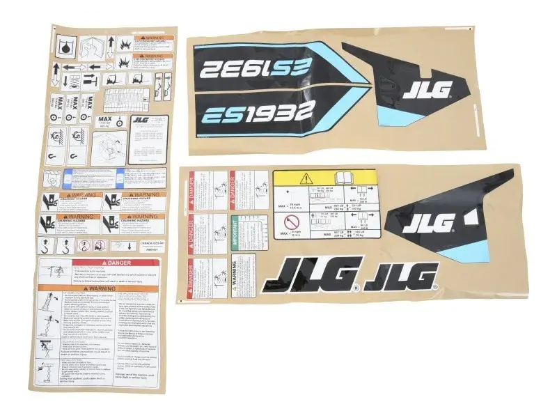 JLG Part # 1001315028 | KIT,ES1932 DECAL, EA