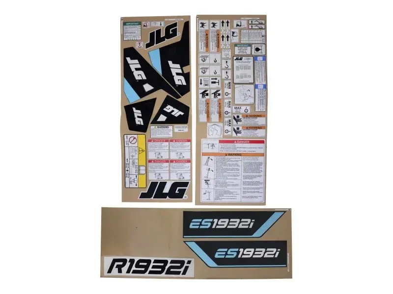 JLG Part 1001315034 - Scissor Decal Kit, R1932I, ES1932I, EA