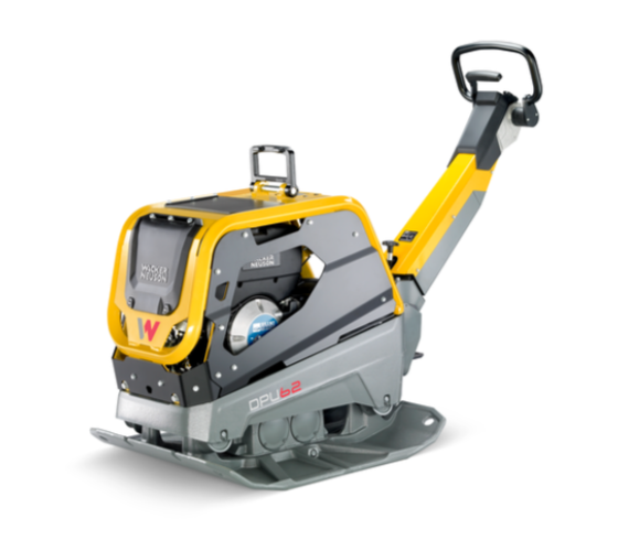 Wacker Neuson DPU6275Hehb+ Reversible Vibratory Plate Compactor |  Pro version, diesel engine, electric start, hour meter, and Bluetooth interface.