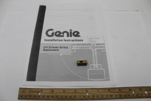 Genie Lift Part # 105481GT - KIT,ORIFICE,.059", EA