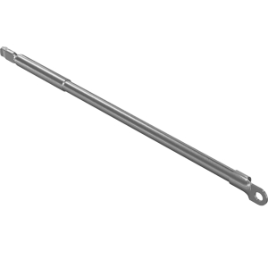 Genie Lift Part # 110807-3750GT - CABLE ASSY 2 RED ANDERSON, EA