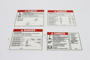 Genie Lift Part # 111325GT - DECAL KIT,SAFETY/INST,SUPER *, EA