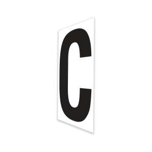 Genie Lift Part # 114123GT - DECAL,C,WHITE, EA