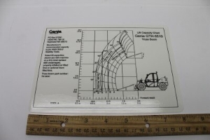 Genie Lift Part # 117579GT - DECAL,LOAD RING,55 TRUSS BOOM, EA