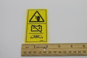 Genie Lift Part # 133205GT - DECAL,LABEL, ELECTRO HAZARD, EA