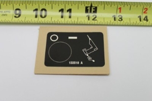 Genie Lift Part # 133518GT - DECAL, PATCH, GEN,ALC-500, EA
