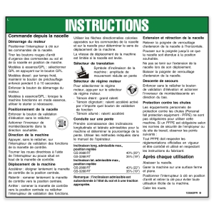 Genie Lift Part # 133563FRGT - DECAL,NOTICE,INST,PLAT-GS68RT, EA