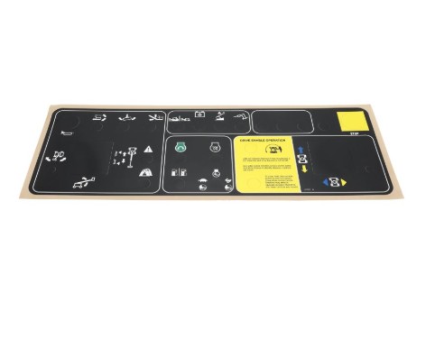 Genie Lift Part # 147603GT - DECAL, PLAT CNTL PNL, EA