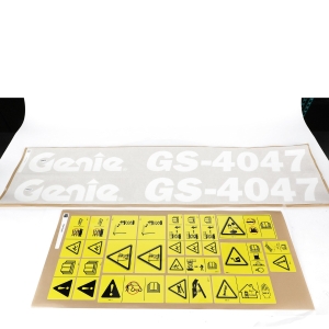 Genie Lift Part # 215612GT - DECAL KIT,4047 COMP,SYM,CE, EA