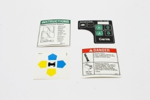 Genie Lift Part # 232053GT - DECAL KIT,1530 COMP.,WRD,ANSI, EA