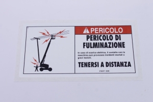 Genie Lift Part # 27564ITGT - DECAL,DANGER,ELEC.HAZ.STAY CLR, EA