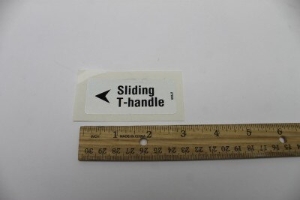 Genie Lift Part # 27839GT - DECAL,SLIDING T-HANDLE, EA