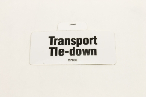 Genie Lift Part # 27866GT - DECAL,TRANSPORT TIE DOWN, EA
