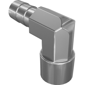 Genie Lift Part # 27904GT - HOSE END,BARBED,RIGID,90DEG6-6, EA